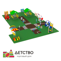 Тематическая площадка "Городок" для детских садов