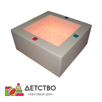 Интерактивный сухой бассейн 217х217х66 со встроенными кнопками-переключателями от ТД Детство