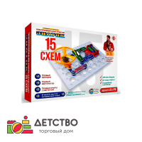 Электронный конструктор «15 схем» | Игрушки | Оборудование для детского сада от ТД Детство недорого