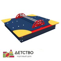 Песочница с крышкой 2 для детских садов