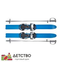 Лыжи детские с палками 75/75 для детского сада от ТД Детство
