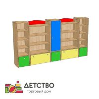 Шкаф-стенка для игрушек от ТД Детство