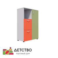 Шкаф стеллаж с нишей и двумя ящиками от ТД Детство