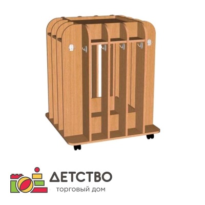 Полотенечница на колесах (16 мест) от ТД Детство