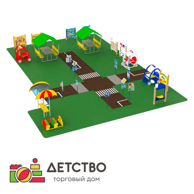Тематическая площадка "Городок" для детских садов