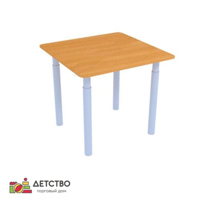 Стол «Квадратный», регулируемый по высоте (постформинг) от ТД Детство